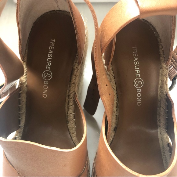 Sannibel Espadrille Platform Wedge Sandal Tan 5.5 - Picture 12 of 16